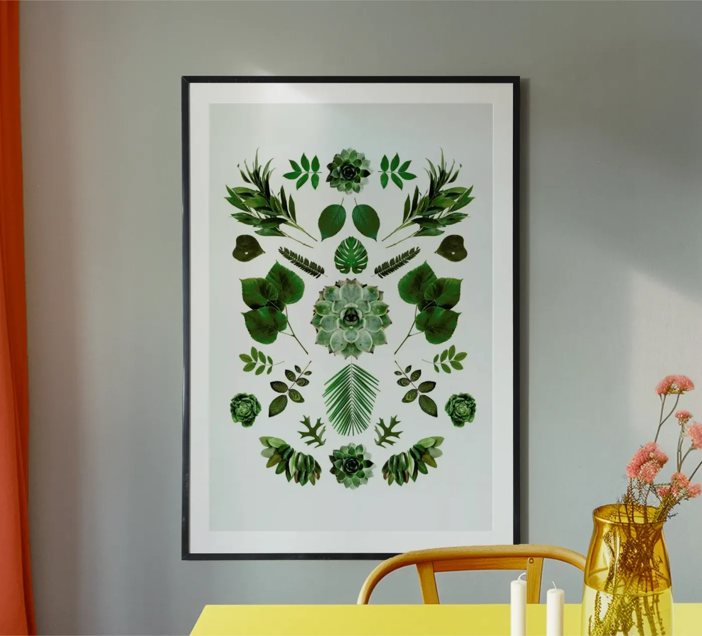 Green Collage poster by Miles of Light