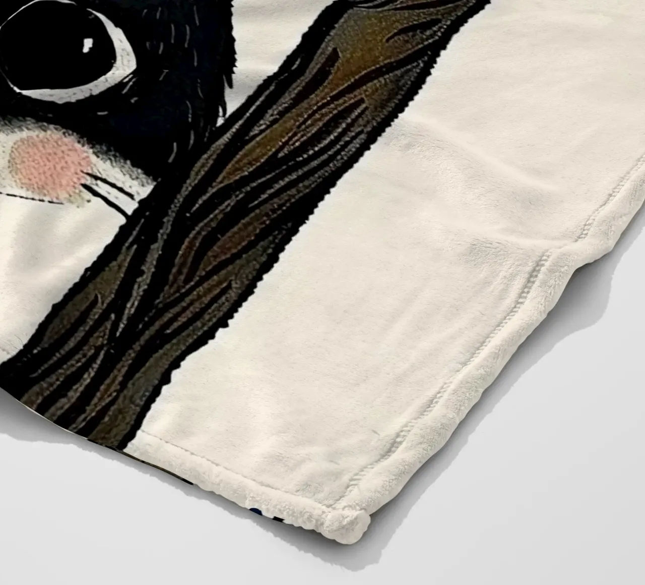 Coniglietto e albero carini coperta in pile da DaarbyN
