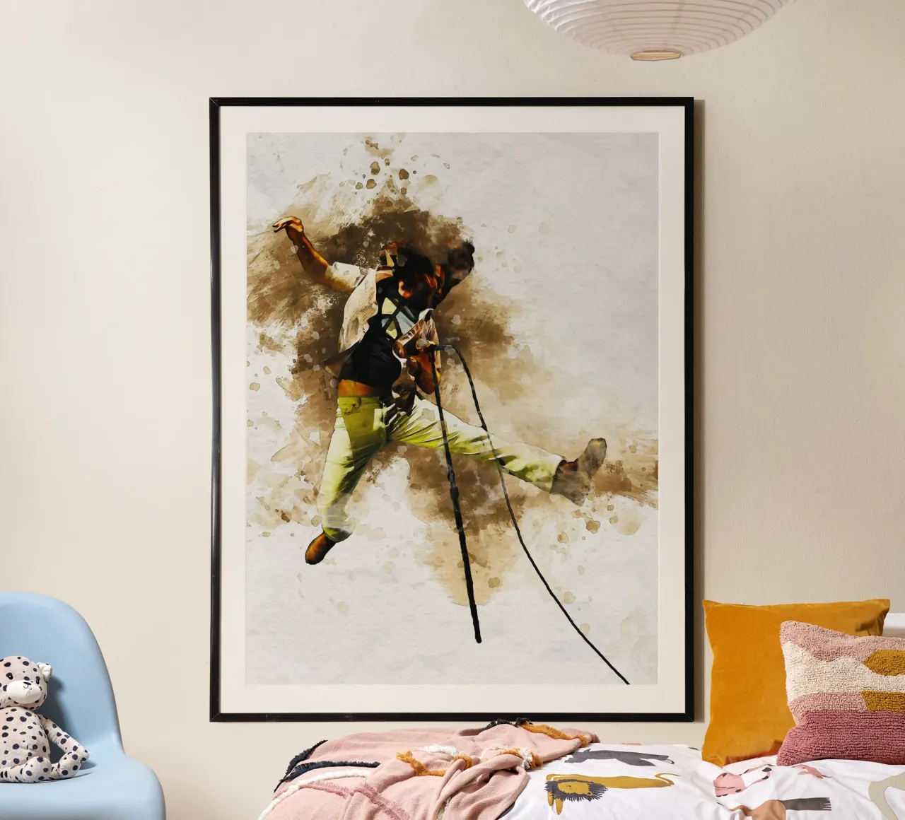 Smudge of Eddie Vedder Jump hahnemühle by Gunawan Rb