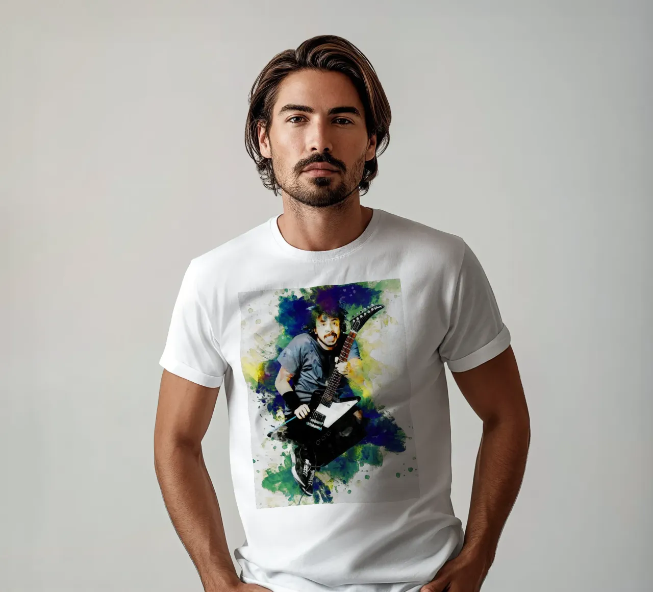 Sbaffo di Dave Grohl t-shirt da Gunawan Rb