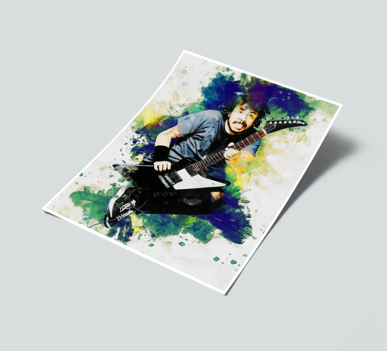 Smudge of Dave Grohl sticker sheet by Gunawan Rb