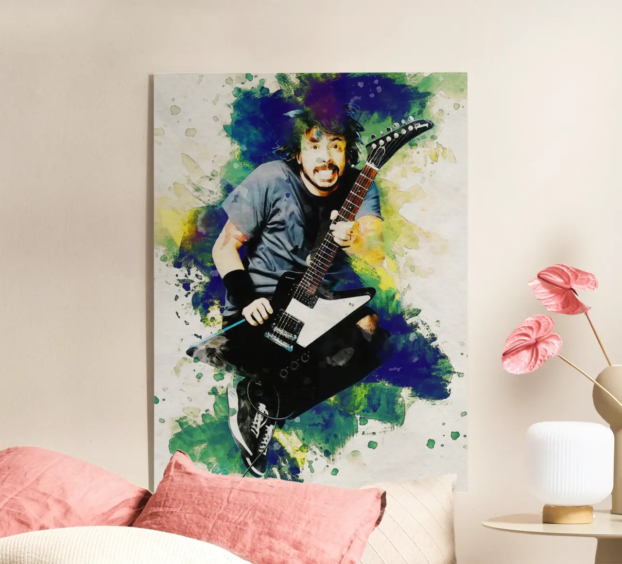 Manchas de Dave Grohl metacrilato de Gunawan Rb