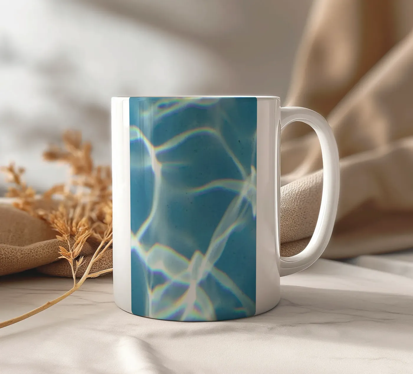 Reflection ceramic mug by Miles of Light