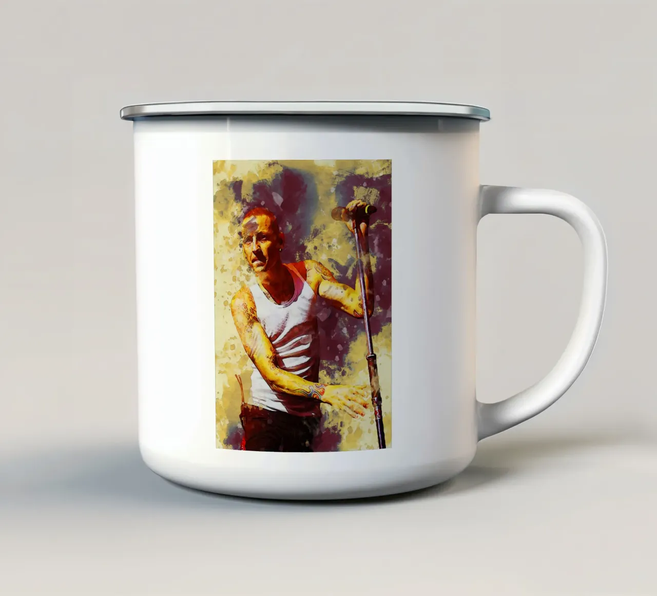 Smudge Linkin Park tazza in smalto da Gunawan Rb