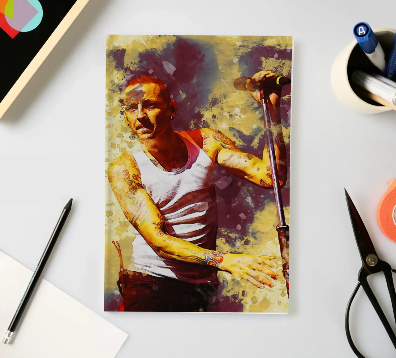 Smudge Linkin Park notebook by Gunawan Rb