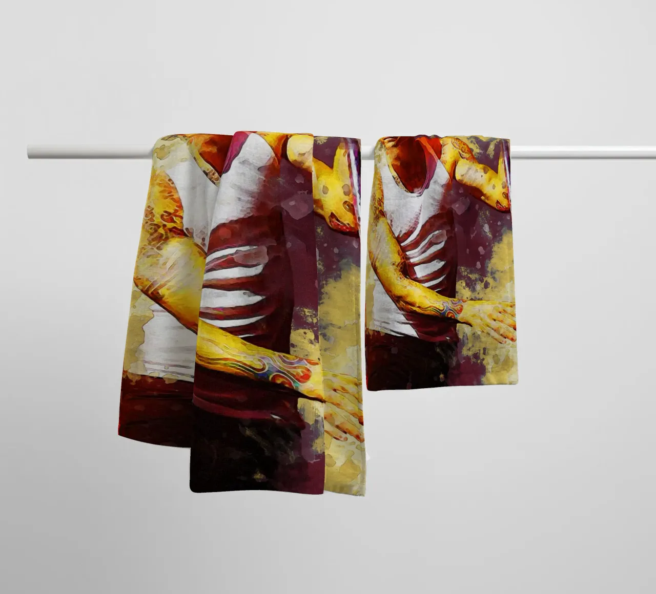 Smudge Linkin Park asciugamano da bagno da Gunawan Rb