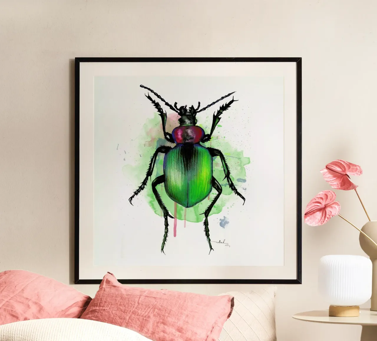 Calosoma Sycophanta hahnemühle by Nettsch