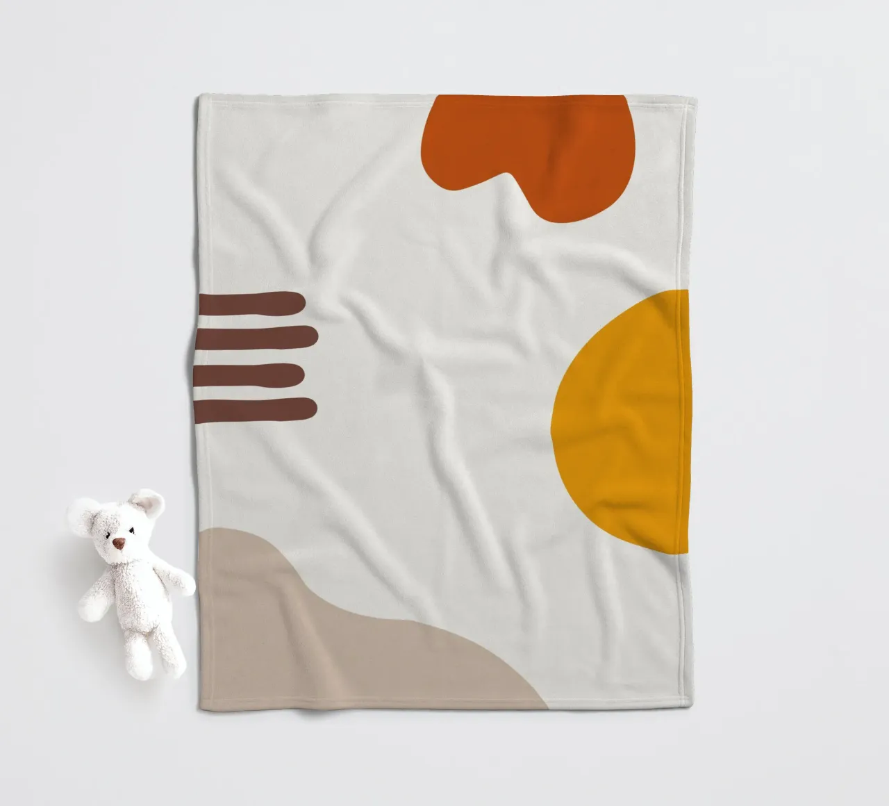 Summer Line No 5 Fleecedecke von treechild