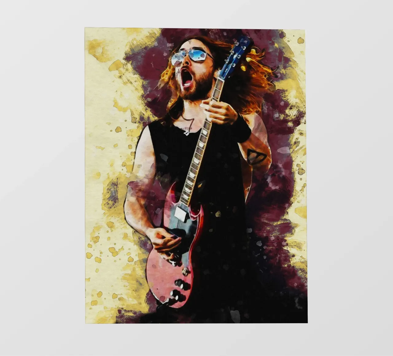 Smudge of Jared Leto backlit film by Gunawan Rb