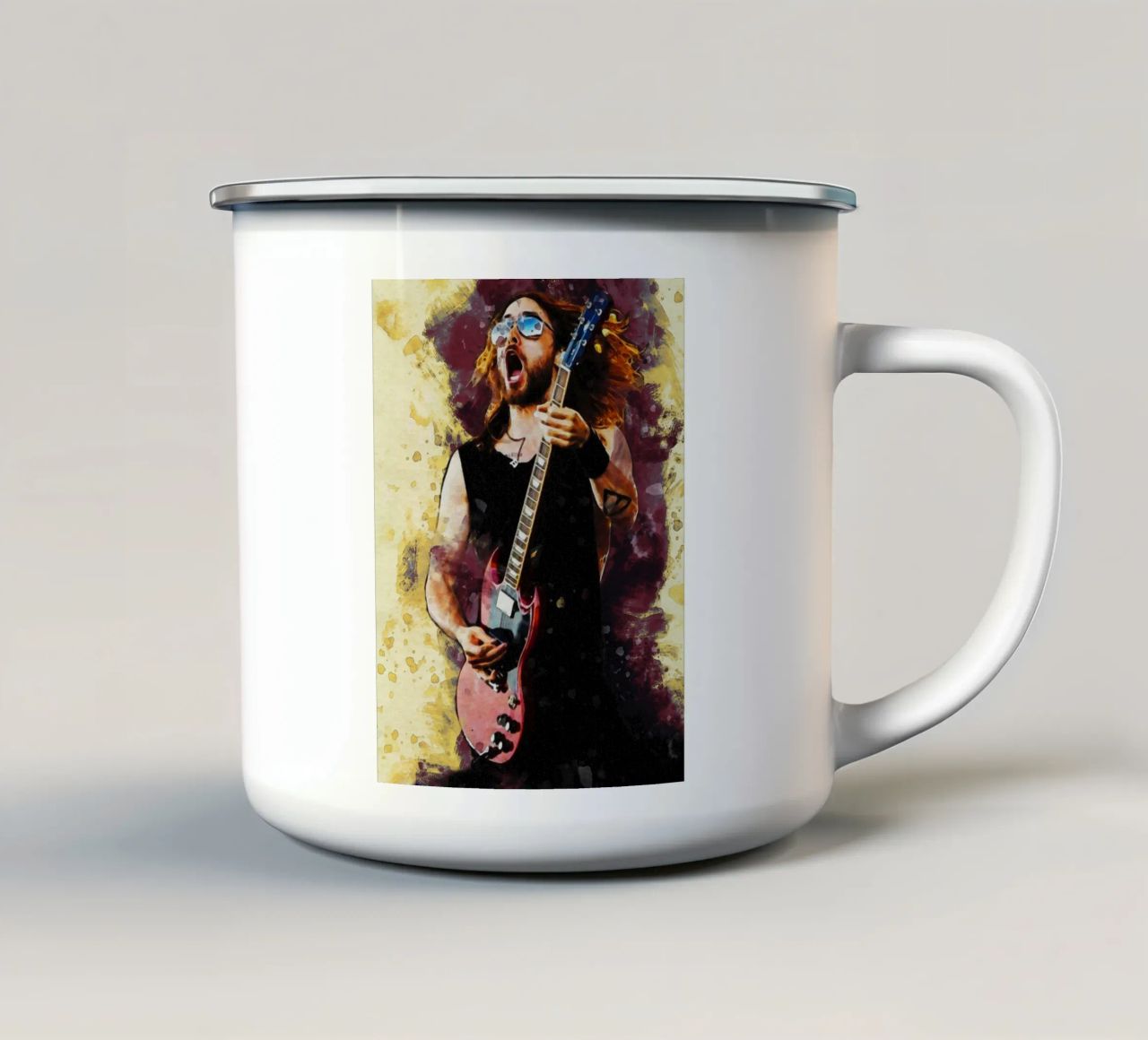 Sbaffo di Jared Leto tazza in smalto da Gunawan Rb
