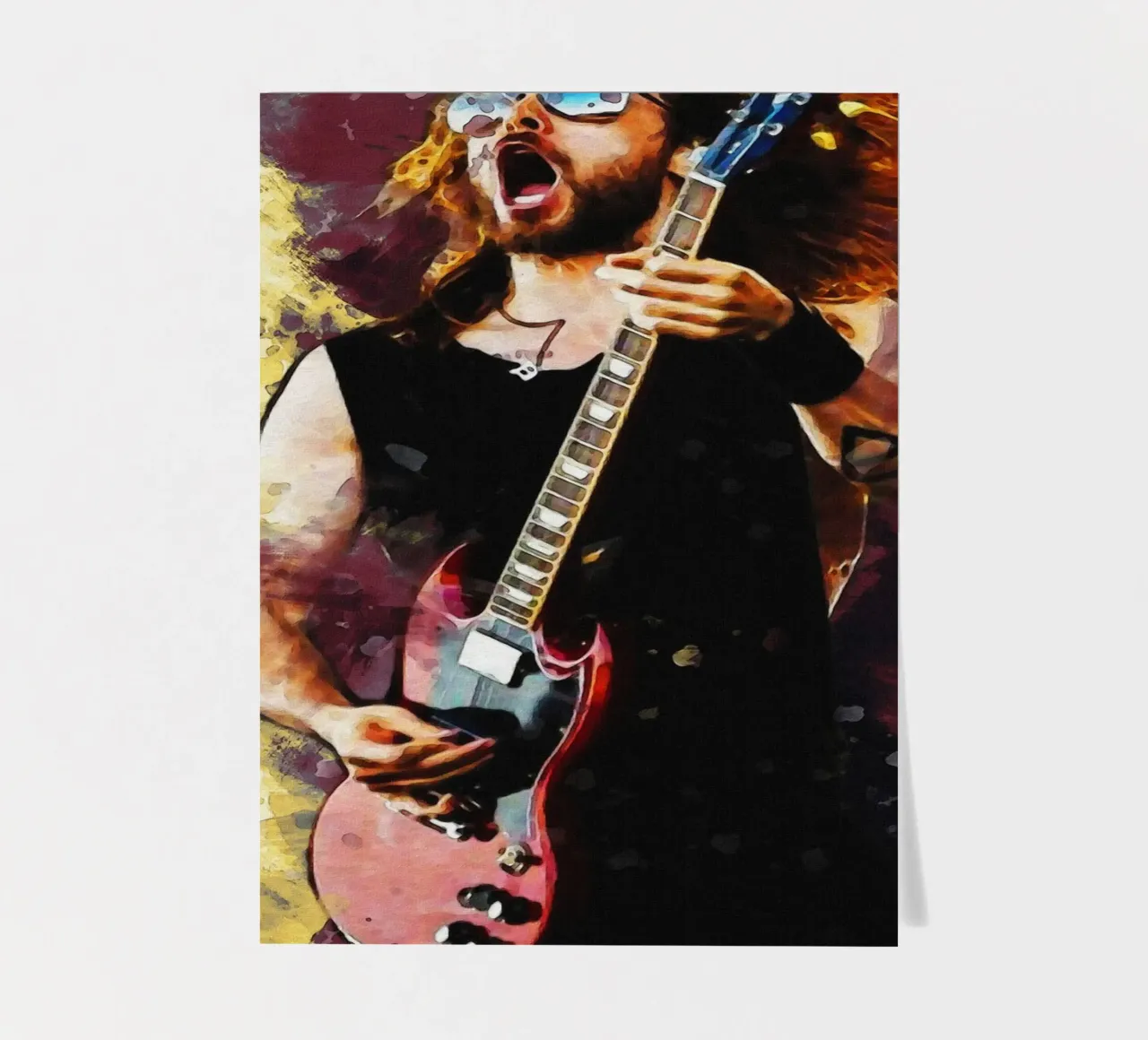 Smudge of Jared Leto sticker sheet by Gunawan Rb