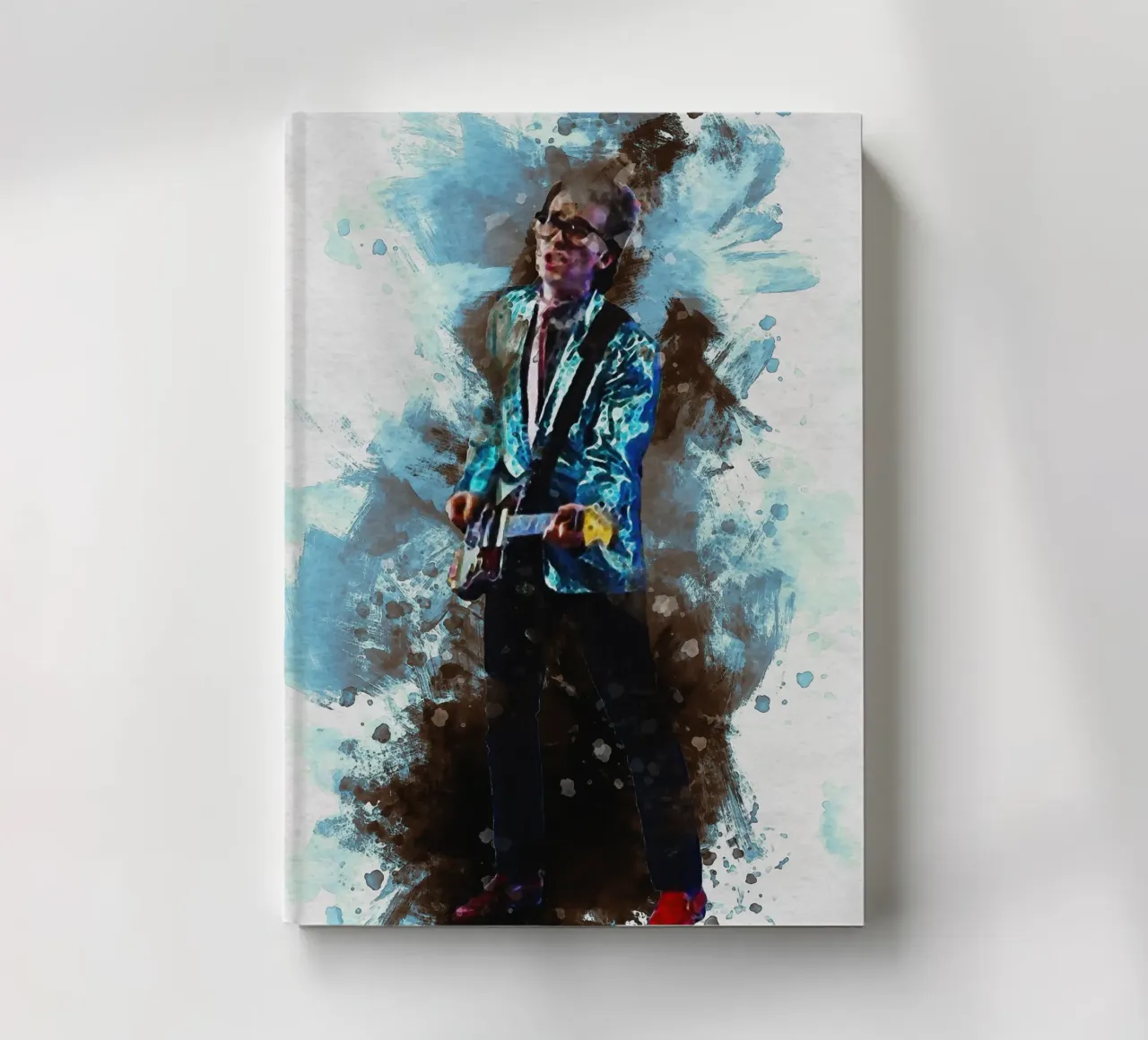 Smudge Elvis Costello & the curse of Top of the Pops notebook by Gunawan Rb