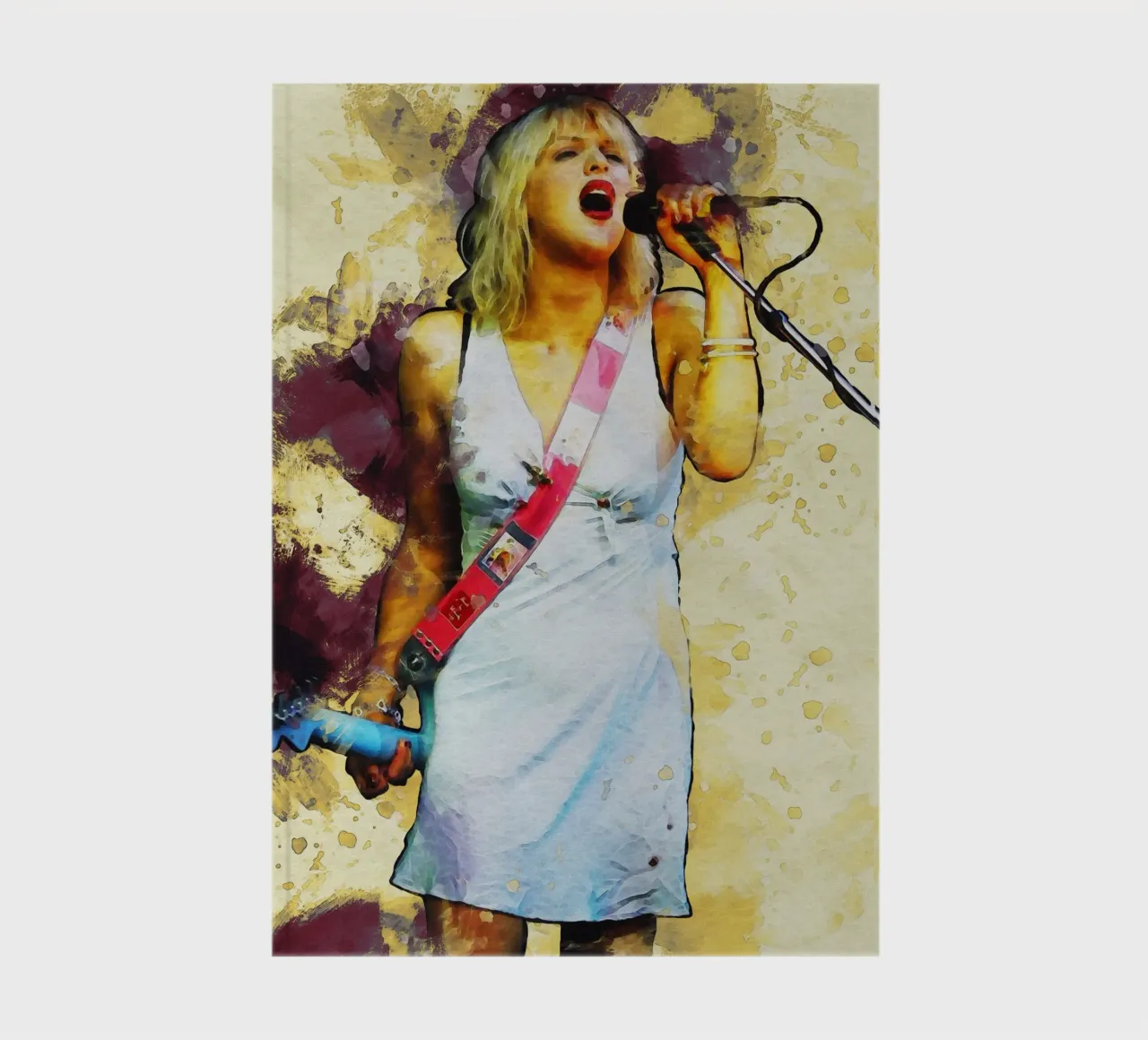 Smudge Courtney Love notitieboek van Gunawan Rb