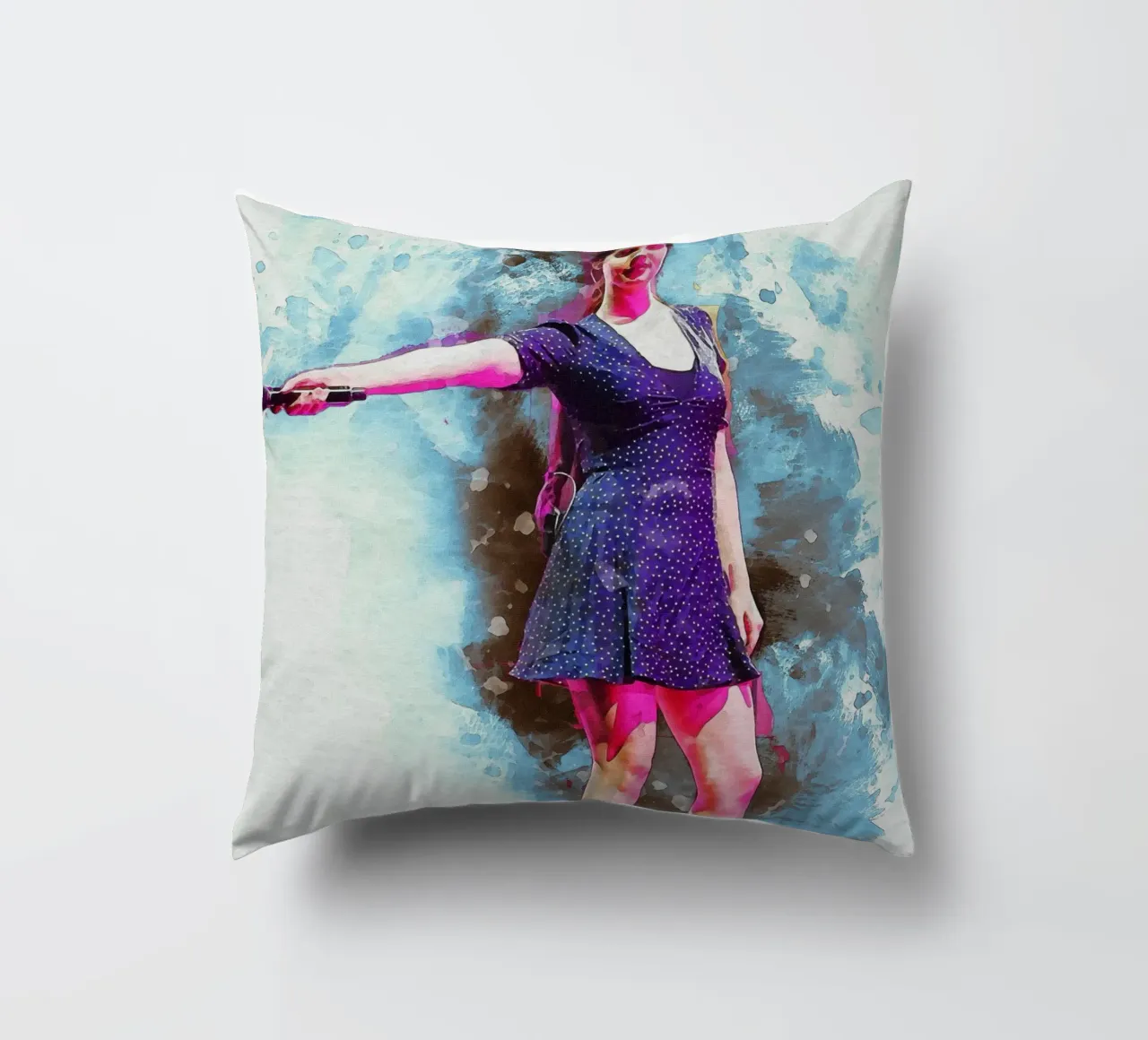 Smudge Lana Del Rey Live cuscino da Gunawan Rb