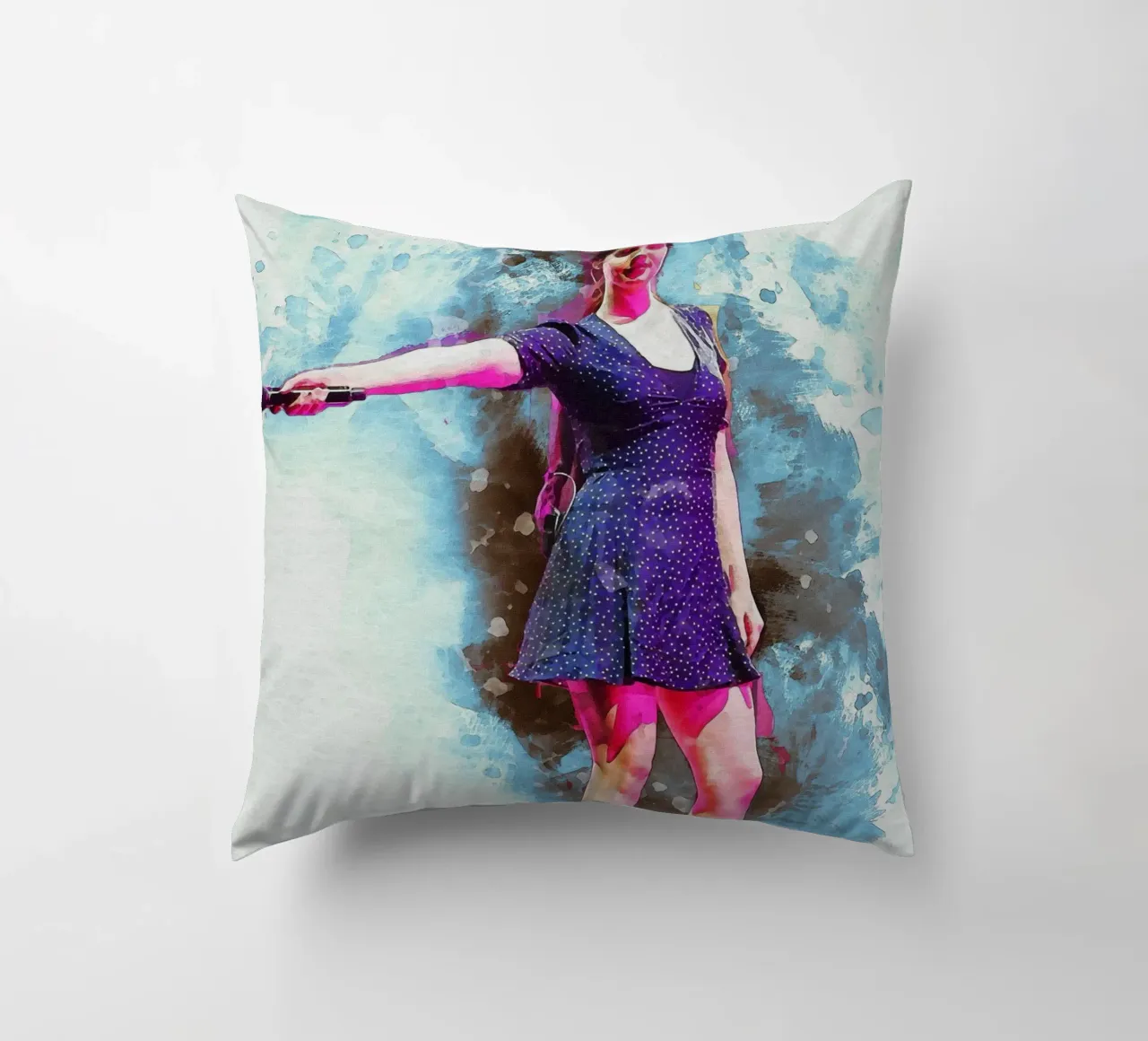 Smudge Lana Del Rey Live cuscino da Gunawan Rb