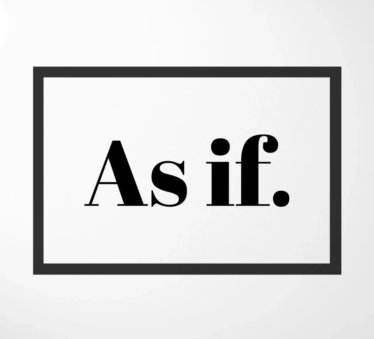 Alsof deurmat van Paigaam Studio