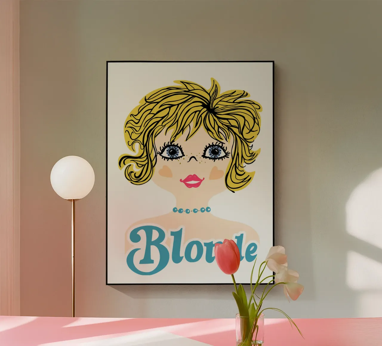 Biondo vintage plexiglass da DYDesign