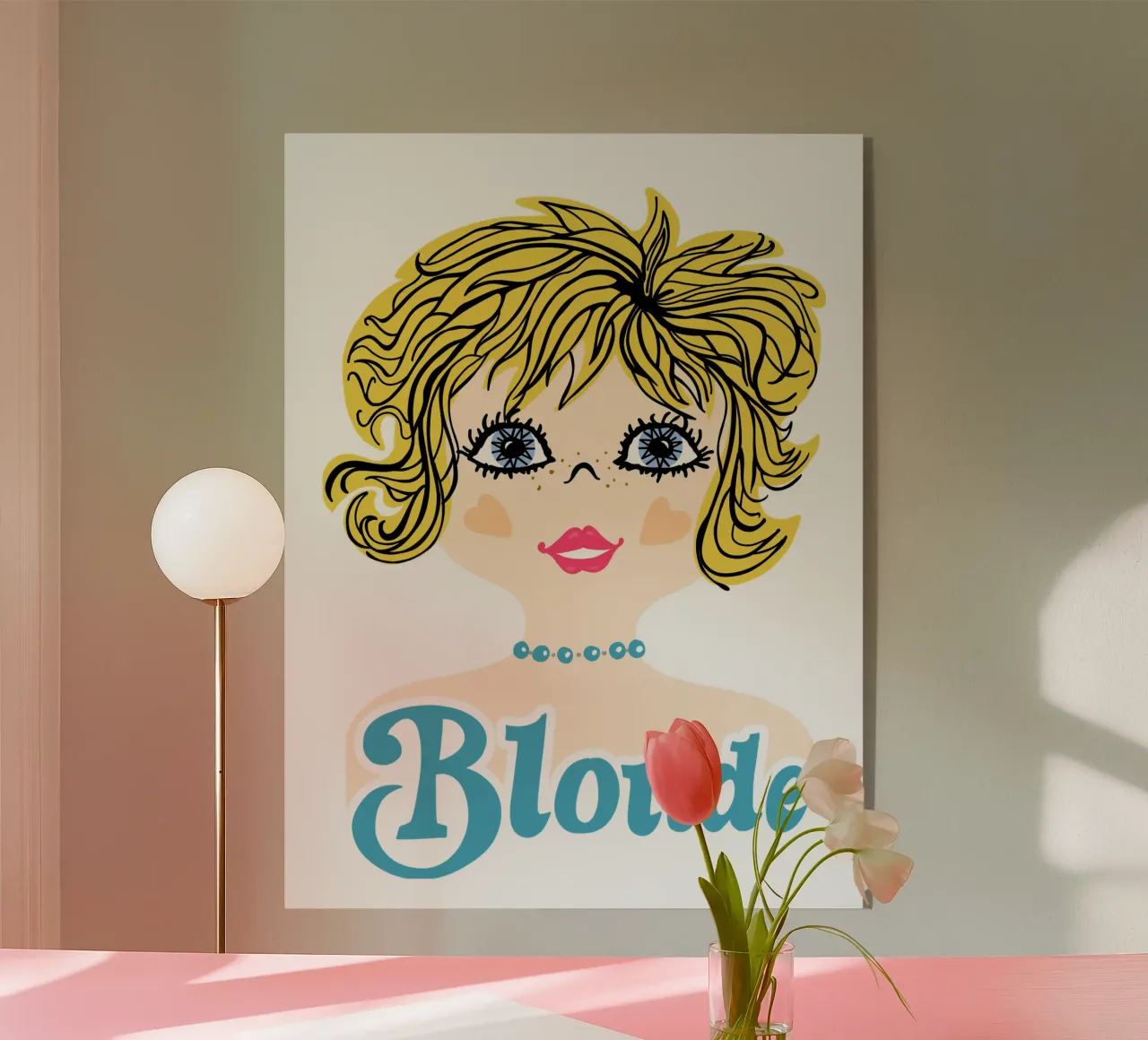 Biondo vintage plexiglass da DYDesign