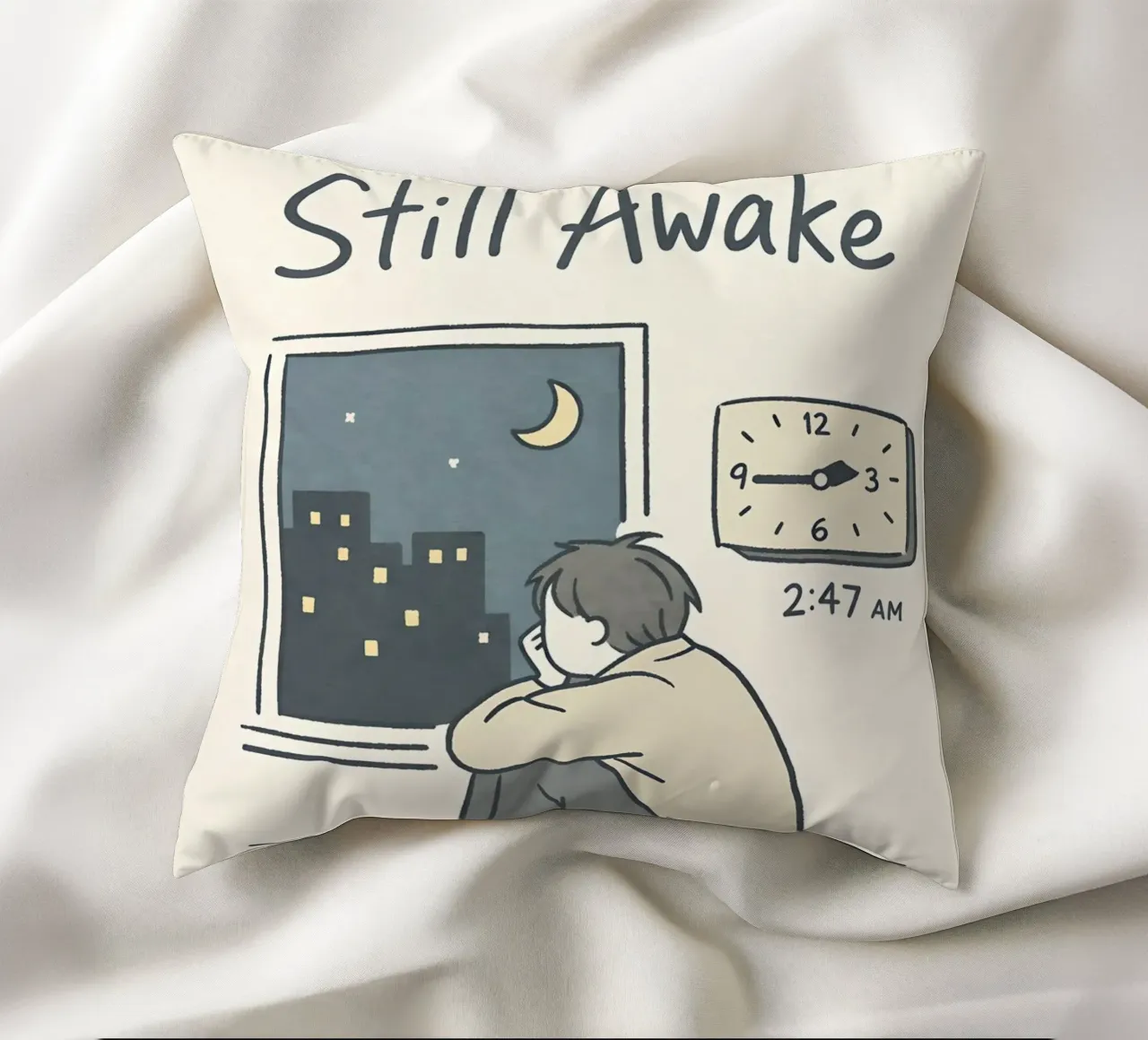 Ancora sveglio cuscino da DesignDoodle