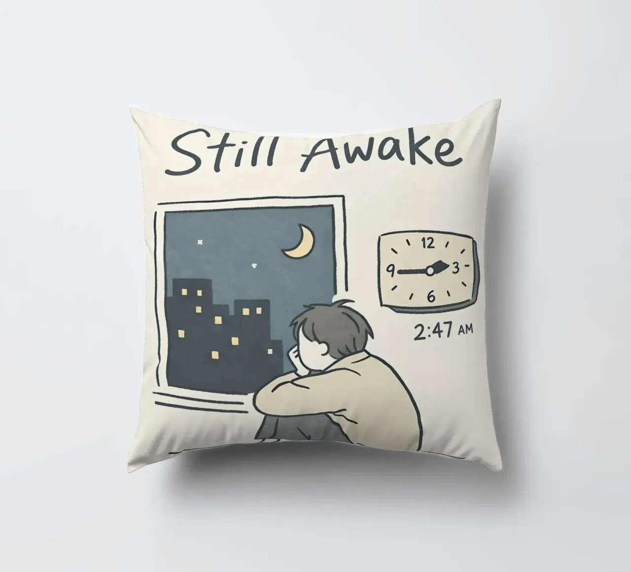 Ancora sveglio cuscino da DesignDoodle