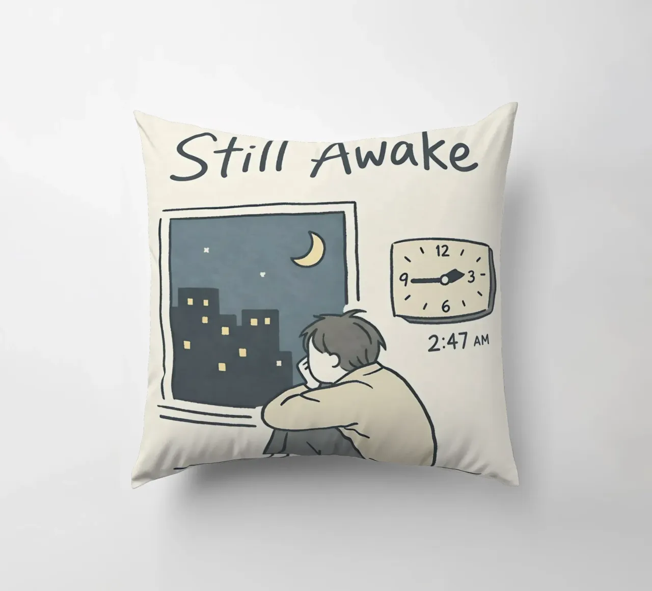 Ancora sveglio cuscino da DesignDoodle