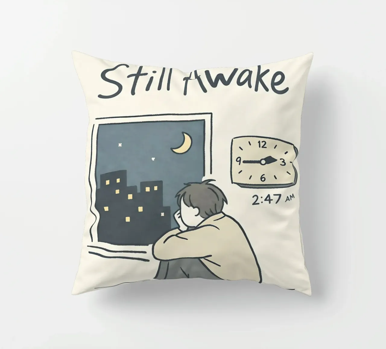 Ancora sveglio cuscino da DesignDoodle