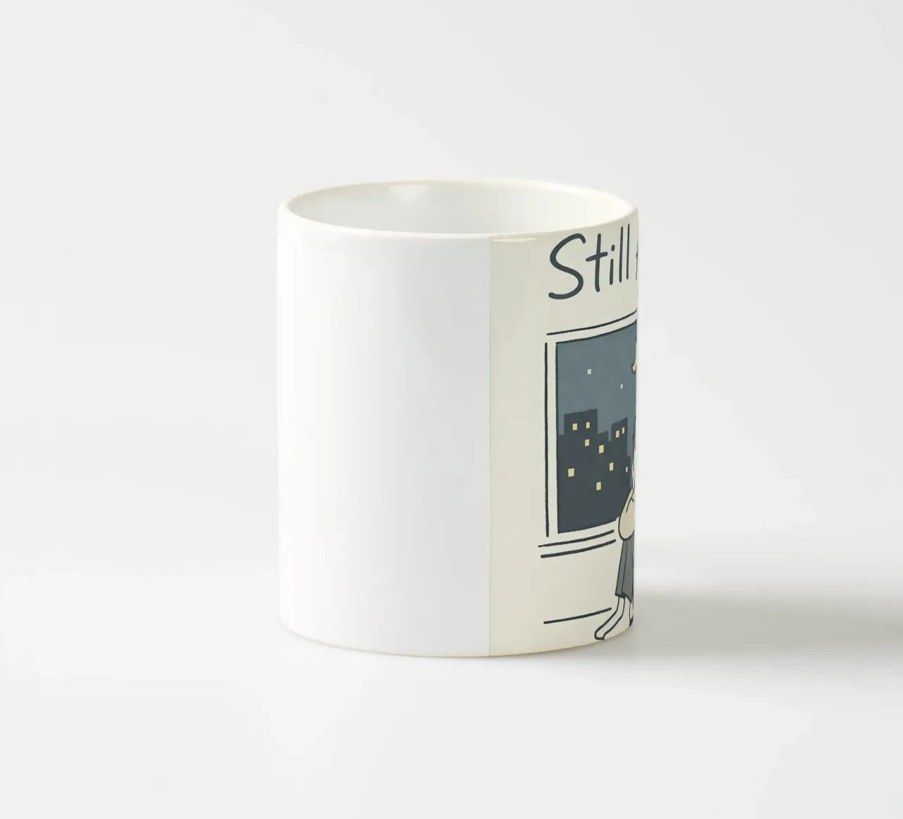 Ancora sveglio tazza in ceramica da DesignDoodle