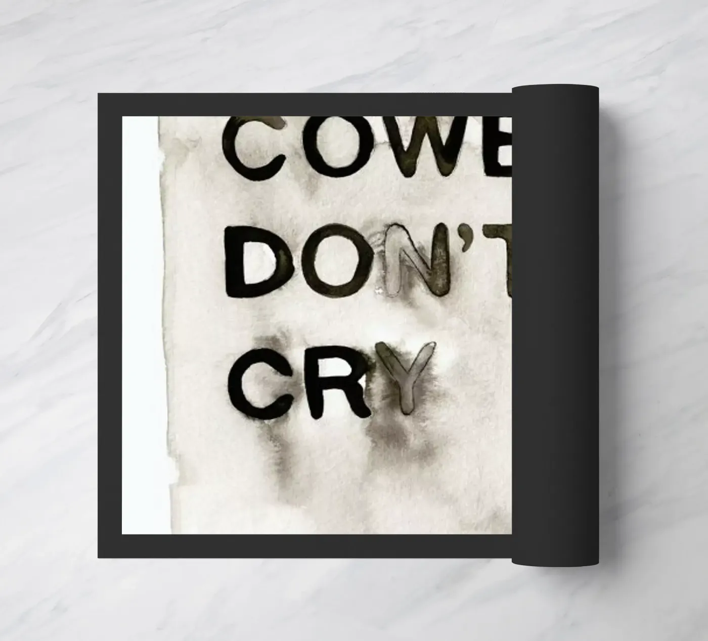 Note To Self doormat by Victoria Verbaan