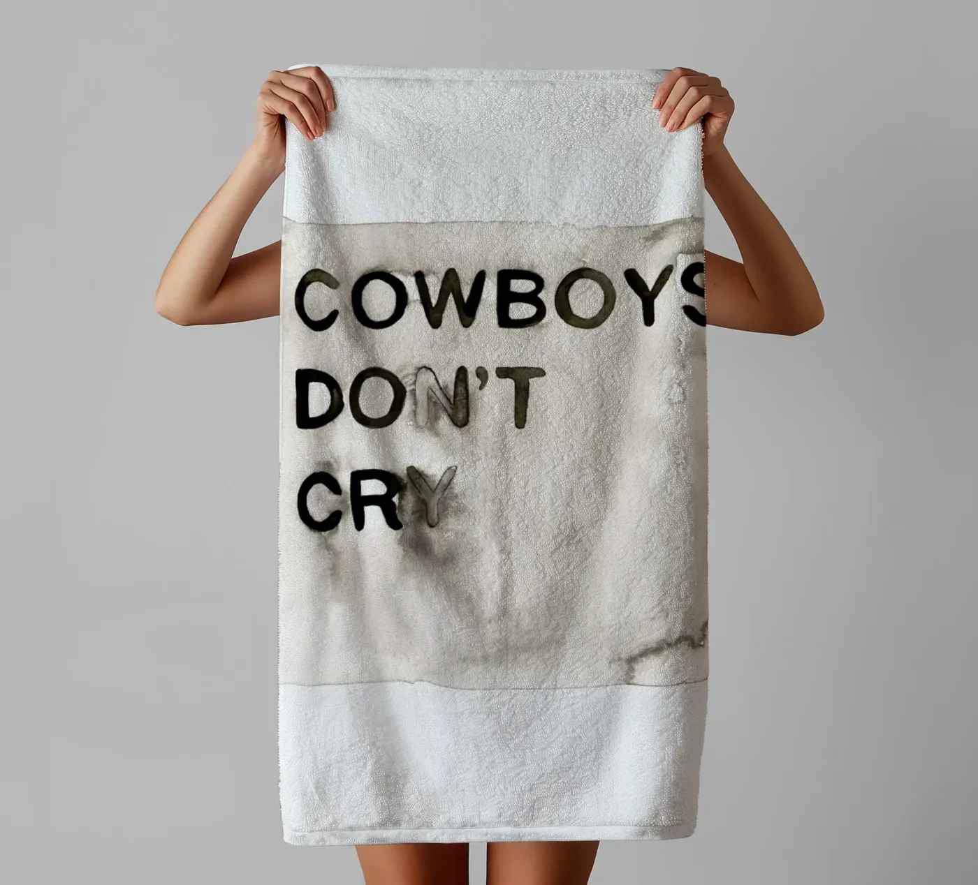 Note To Self towel by Victoria Verbaan