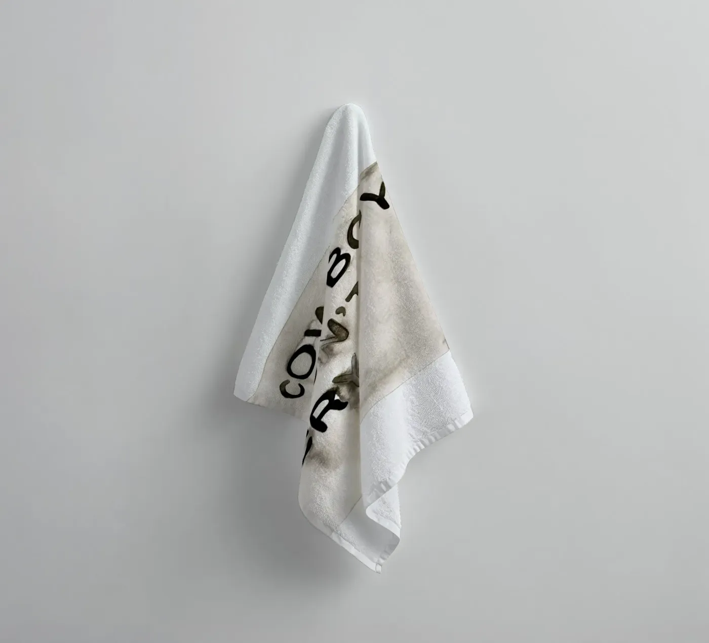 Note To Self Handtuch von Victoria Verbaan