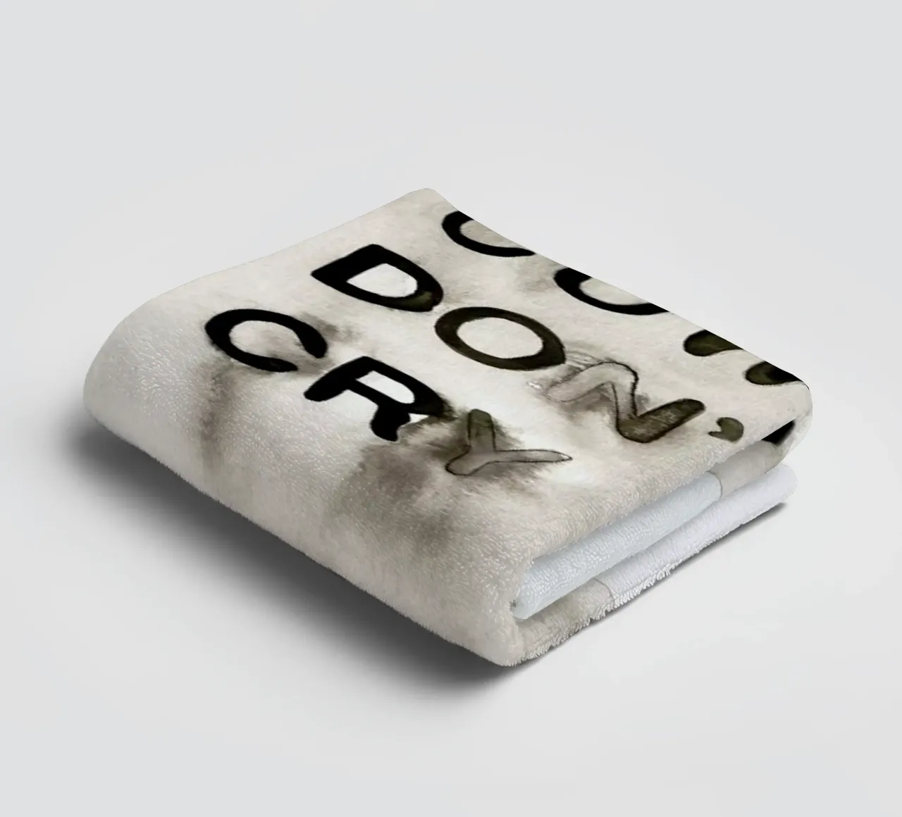 Note To Self Handtuch von Victoria Verbaan