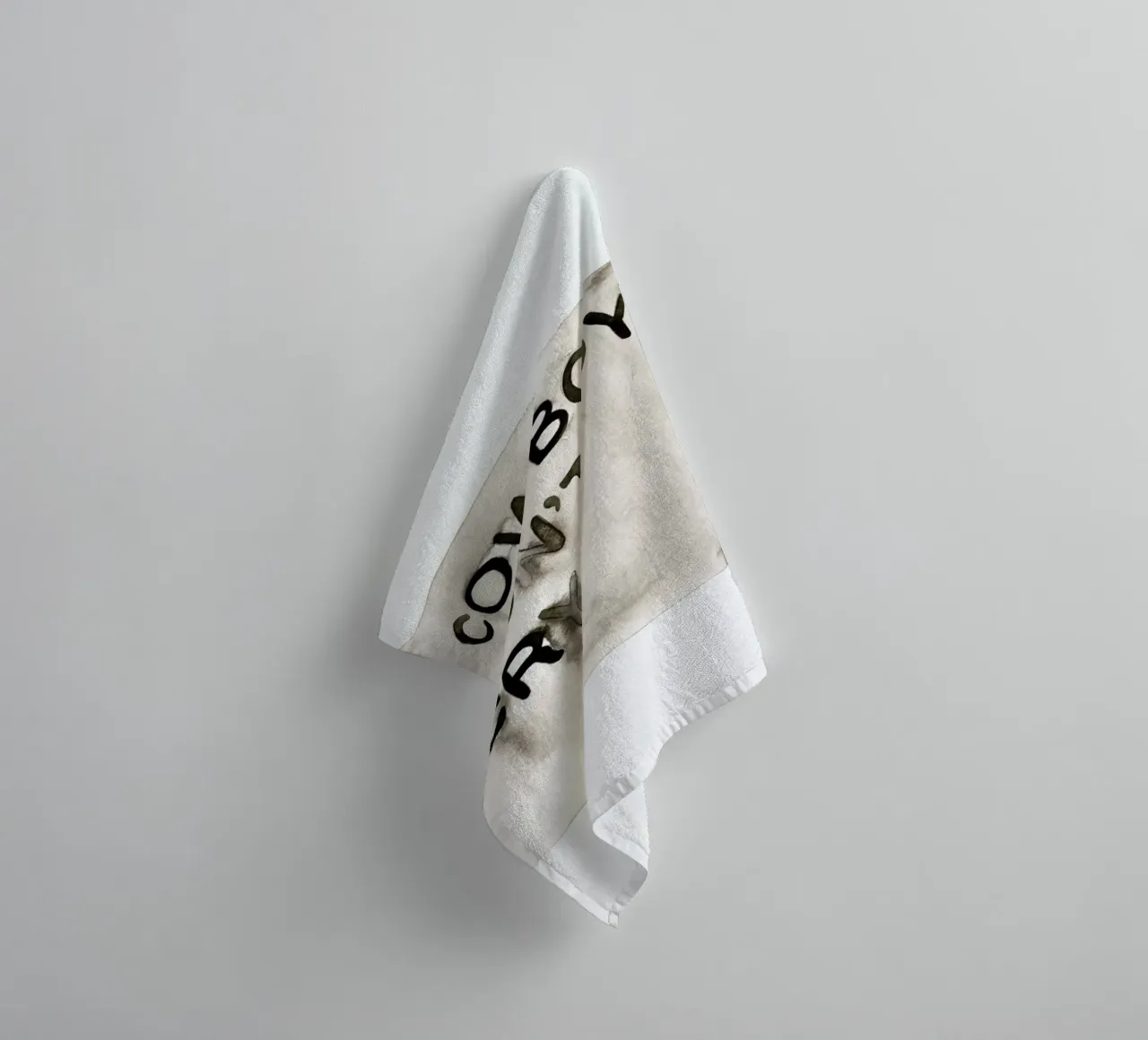 Note To Self Handtuch von Victoria Verbaan