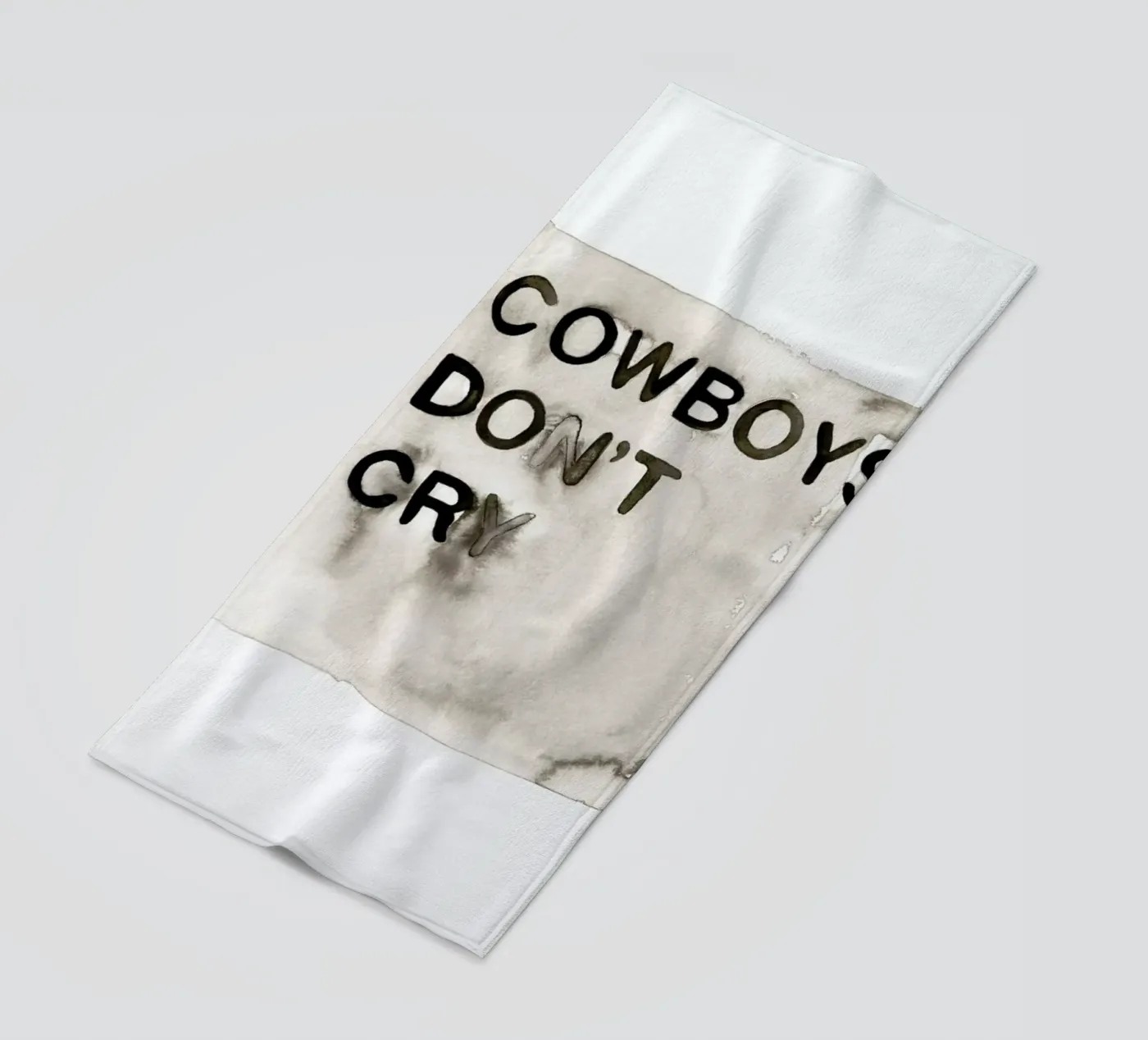 Note To Self beach towel by Victoria Verbaan
