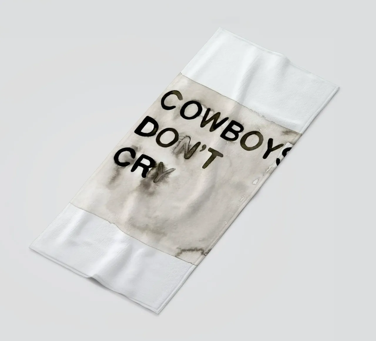 Note To Self beach towel by Victoria Verbaan