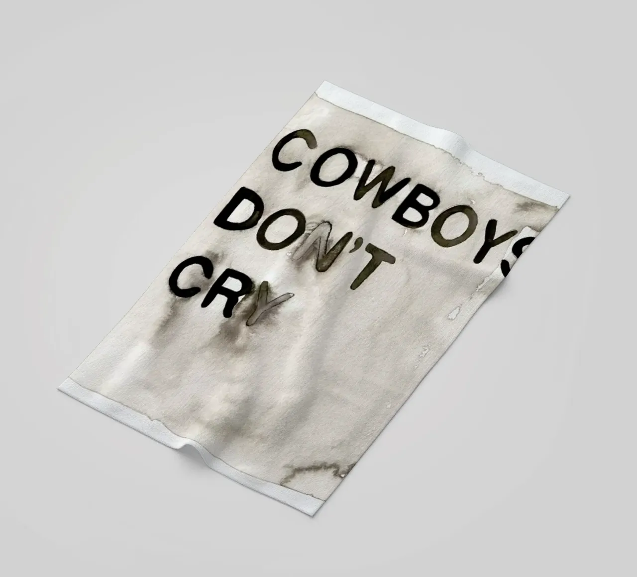 Note To Self beach towel by Victoria Verbaan