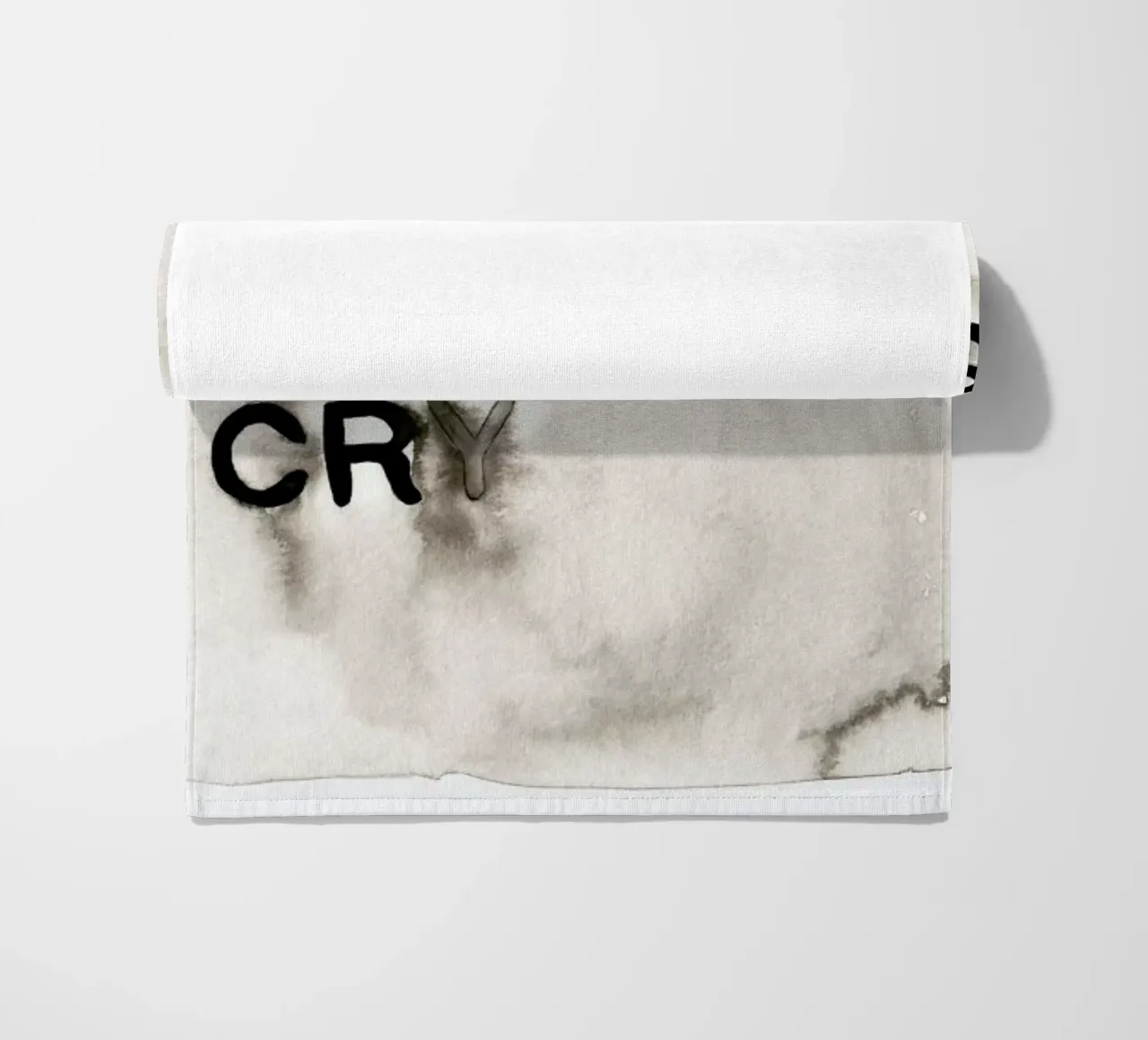 Note To Self beach towel by Victoria Verbaan