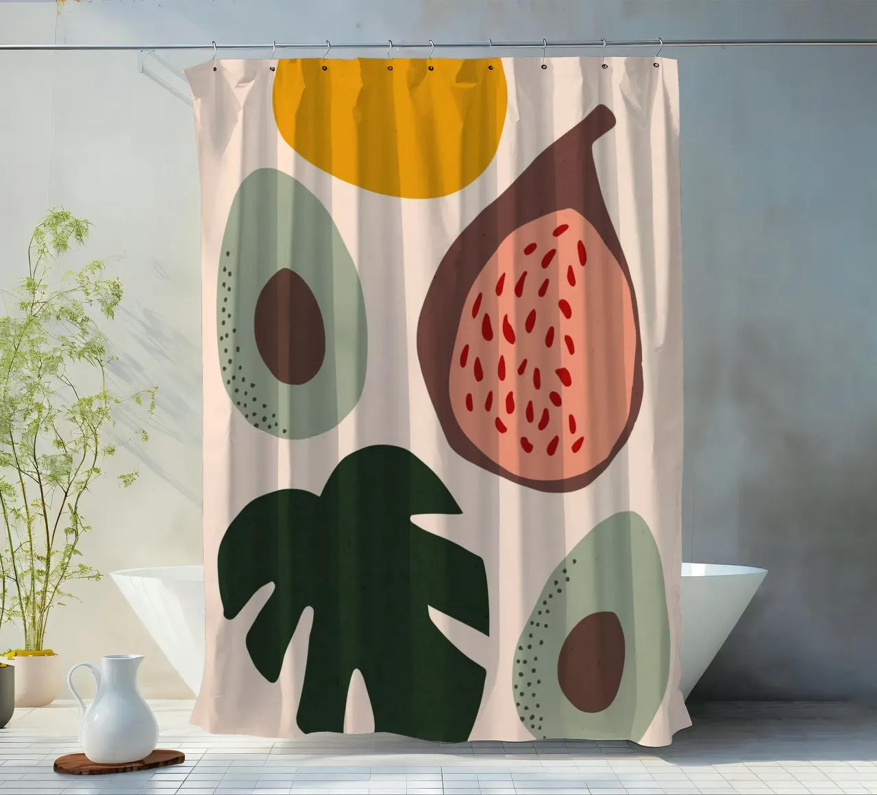 Summer Line No 14 tenda da doccia da treechild
