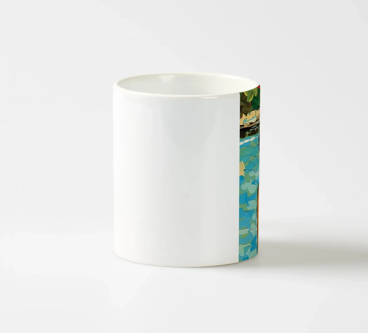 Ragazza in piscina tazza in ceramica da DaarbyN