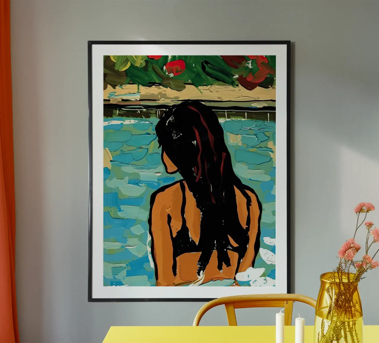 Ragazza in piscina poster da DaarbyN