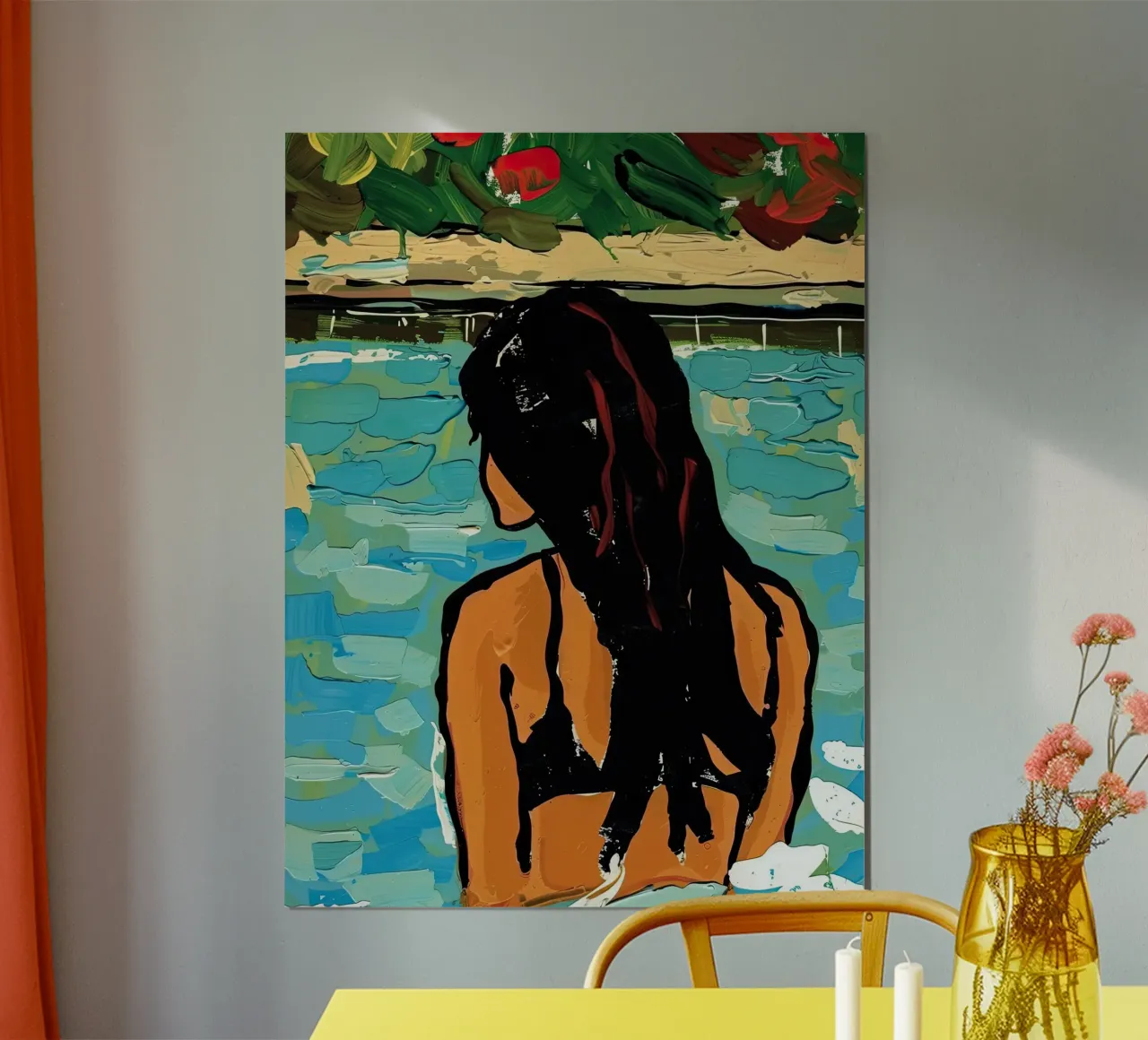 Ragazza in piscina poster da DaarbyN