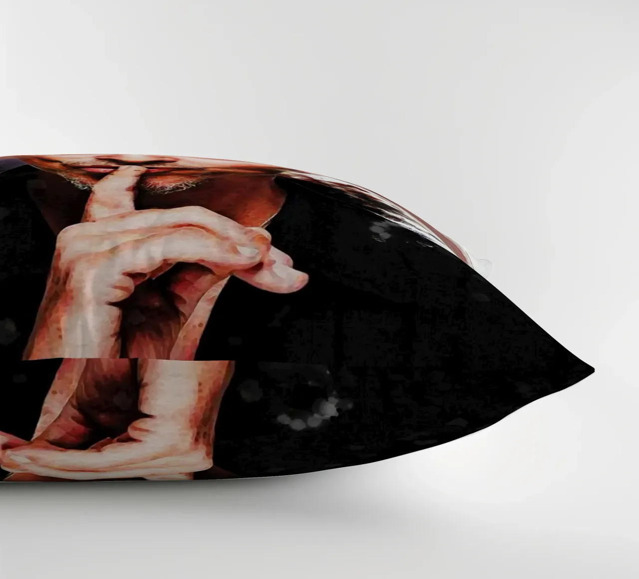 Smudge Ritratto di David Bowie cuscino da Gunawan Rb