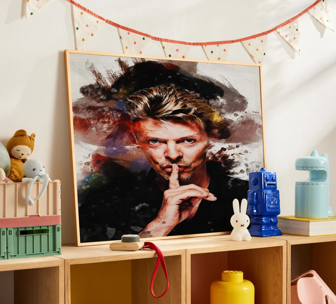 Smudge Ritratto di David Bowie carta hahnemühle da Gunawan Rb