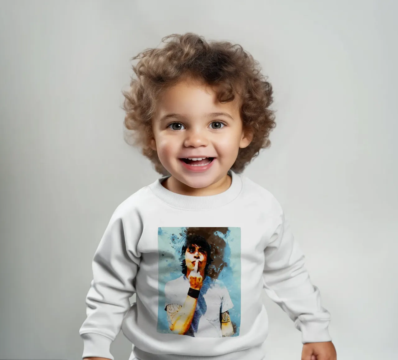 Smudge of Portrait Dave Foo Fighters sudadera de bebé de Gunawan Rb