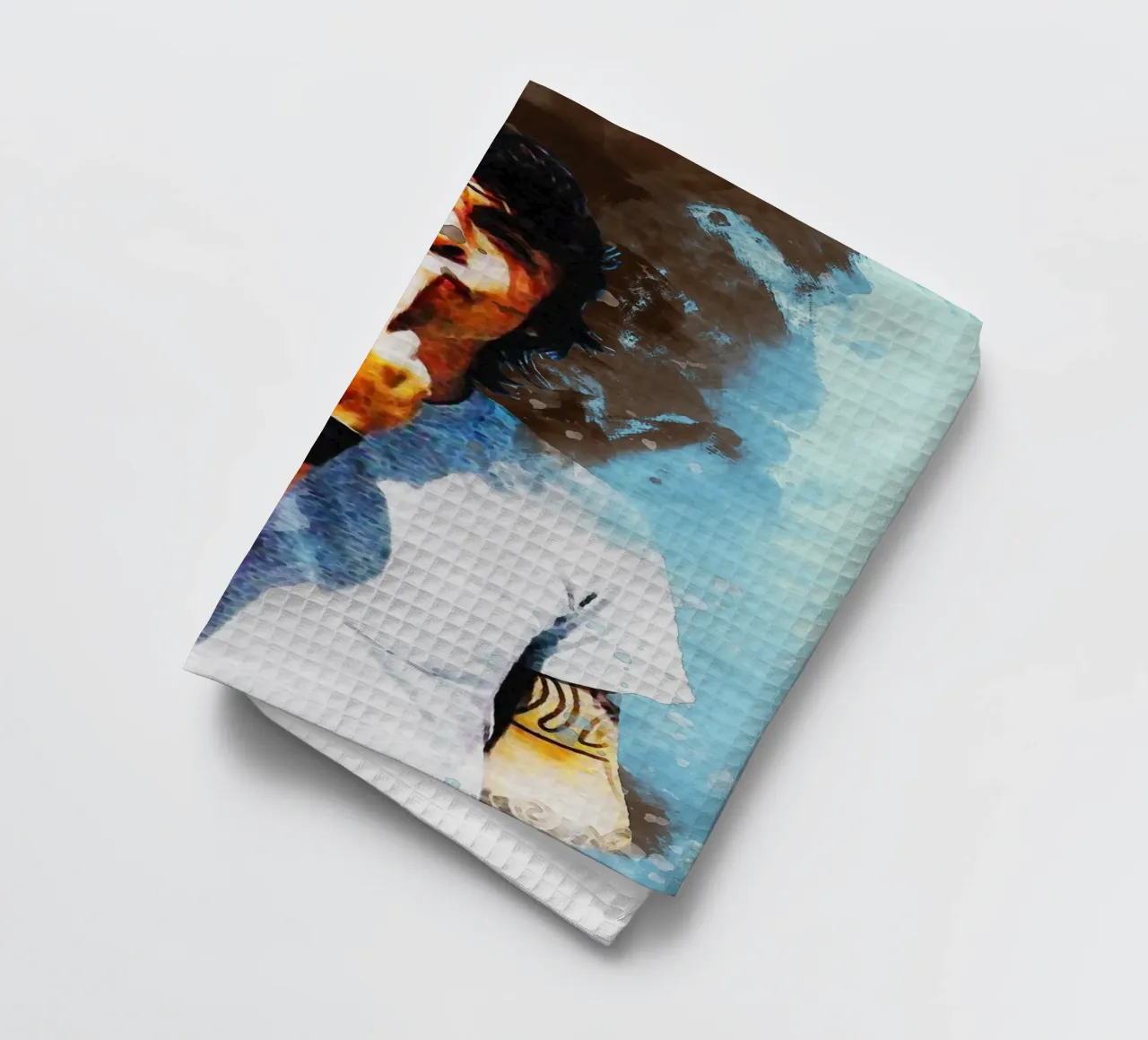 Smudge of Portrait Dave Foo Fighters torchon de Gunawan Rb