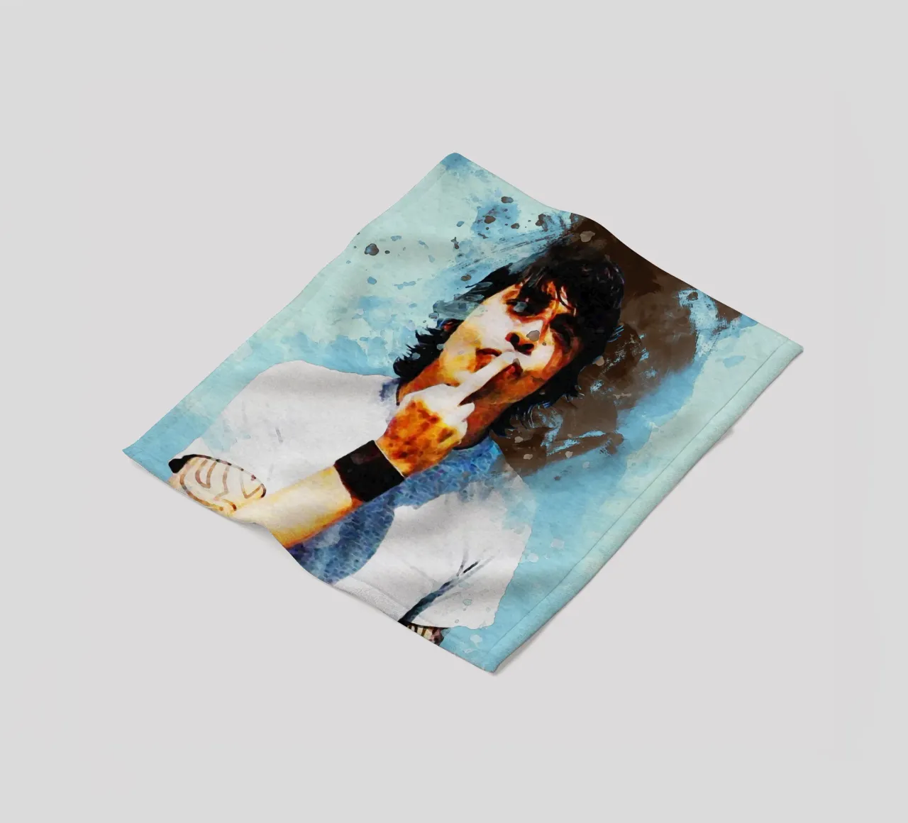 Sbaffo di ritratto Dave Foo Fighters coperta in pile da Gunawan Rb