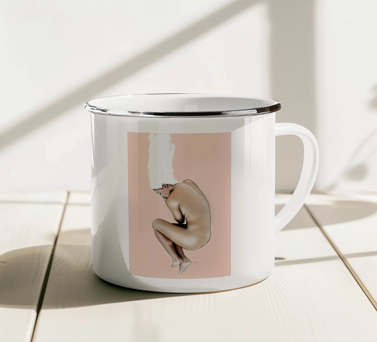 The Flow tazza in smalto da Nettsch