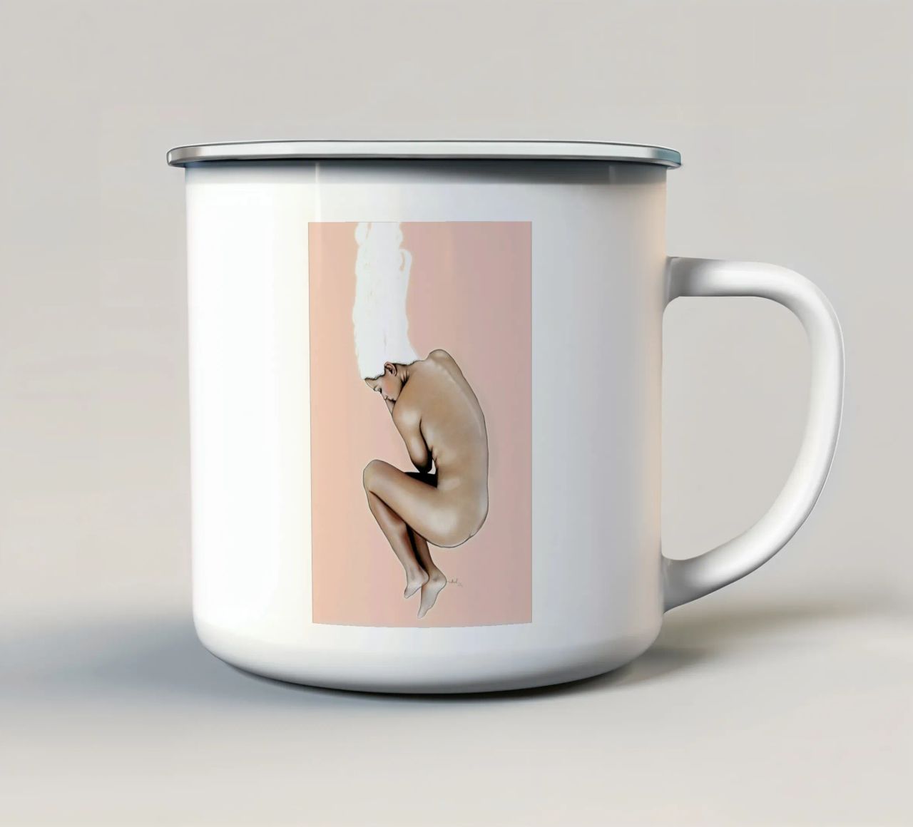 The Flow tazza in smalto da Nettsch