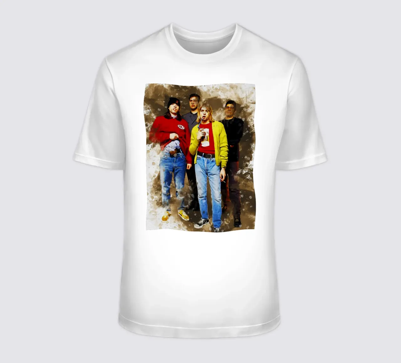 Macchia di ritratto NIRVANA t-shirt da Gunawan Rb