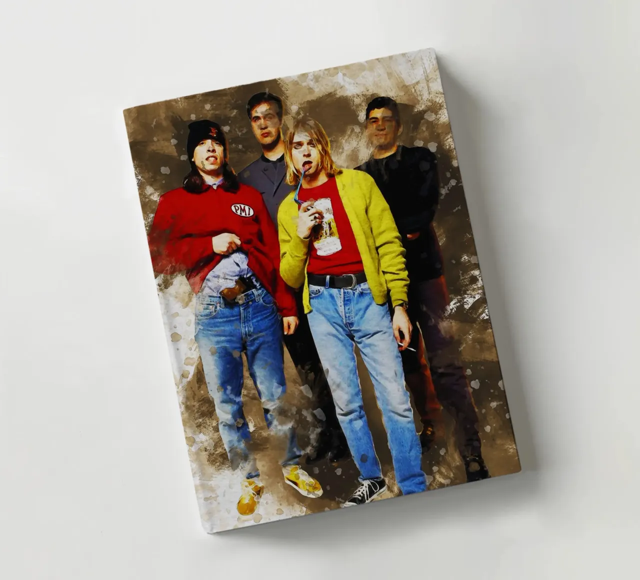 Smudge of Portrait NIRVANA notebook by Gunawan Rb
