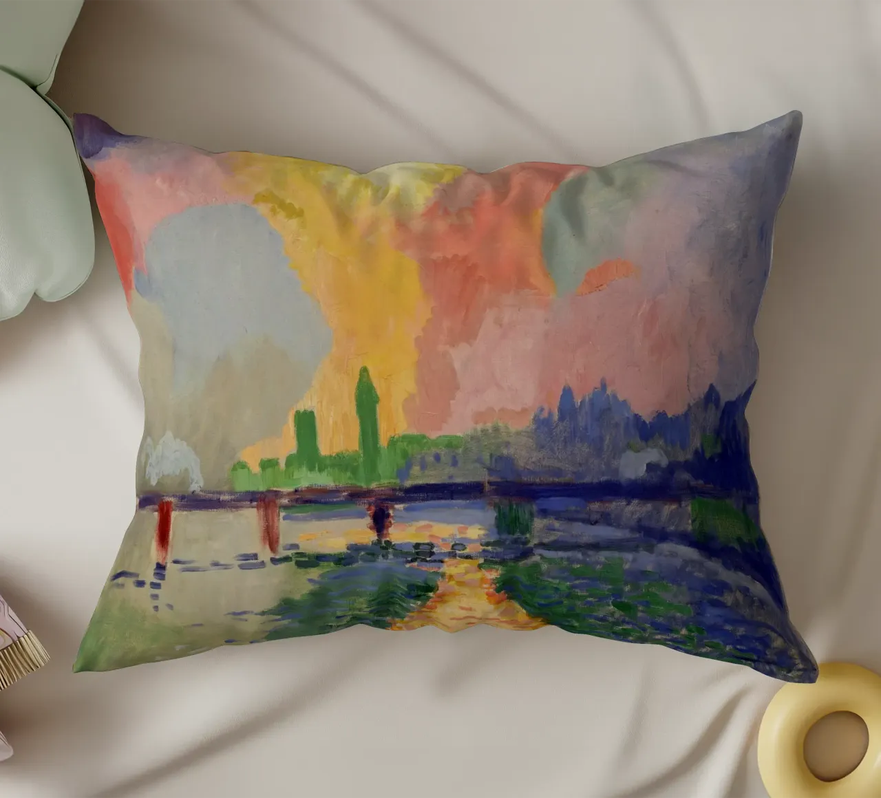André Derain - Ponte di Charing Cross cuscino da ARTOTHEK
